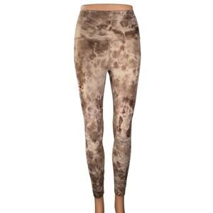 Lululemon Align Diamond Dye Misty Shell Cacao Dot Foil Athletic Leggings Size 4
